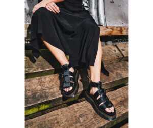 На фото сандалии Dr. Martens Mackaye — Black Buttero
