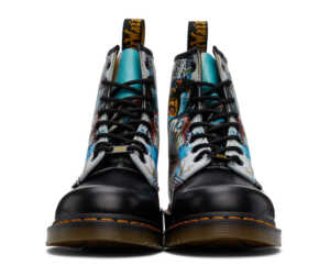 На фото ботинки Dr. Martens 1460 Basquiat - Black Smooth