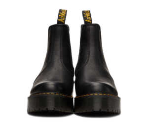 На фото ботинки Dr. Martens Rometty Platform – Black Burnished Wyoming